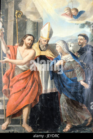 Santa Rita da Cascia, Santa Rita santuario, Roccaporena di Cascia Foto Stock