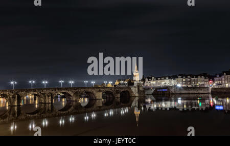 Ponte Vecchio a Maastricht Foto Stock