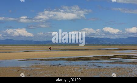 Bassa marea a Marahau beach Foto Stock