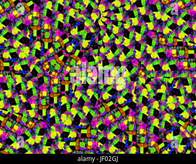 Colorato disegno astratto Foto Stock