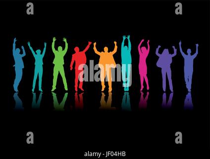 gioia del colore Illustrazione Vettoriale