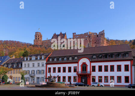 Heidelberg Karlsplatz Foto Stock