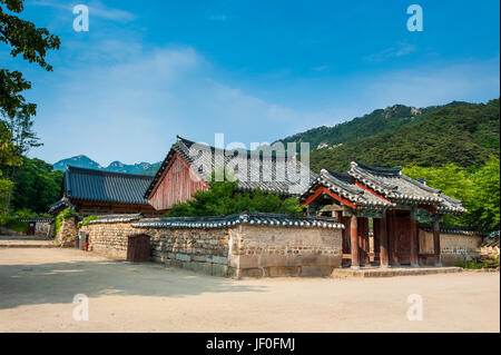 Beopjusa tempio complesso, Corea del Sud Foto Stock