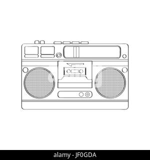 Oggetto, Tempo libero Tempo libero Tempo libero Tempo libero, intrattenimento, musica, Illustrazione Vettoriale