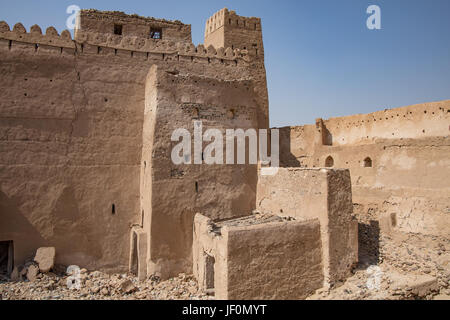 Fort sulla costa di Oman Foto Stock