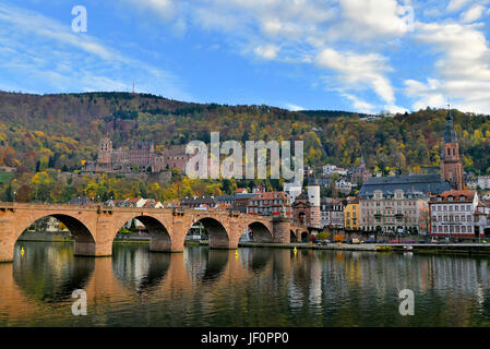 Heidelberg in autunno Foto Stock