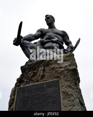 WAR MEMORIAL, Kirkcudbright, SCOZIA Foto Stock