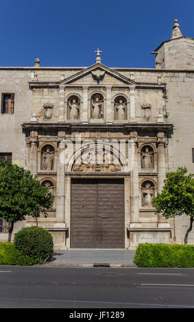 Ingresso al Convento de Santo Domingo monastero a Valencia, Spagna Foto Stock