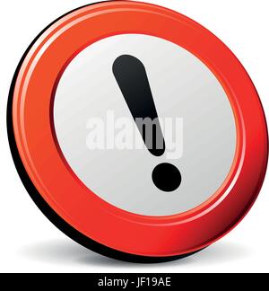 Illustrazione attenzione Illustrazione Vettoriale