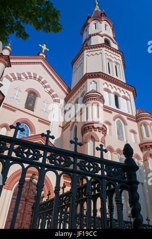 St Nicholas Chiesa Russa Ortodossa Vilnius Lituania Foto Stock