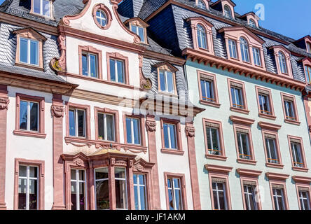 Edifici storici in Mainz Foto Stock