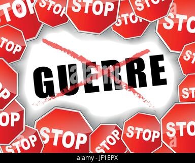 Il modello di progettazione, progetto, concetto, pianificazione progetto, guerra, illustrazione, stop, Illustrazione Vettoriale