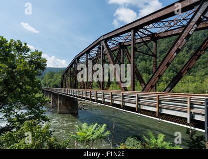 Parco Nazionale di Servizio comune di Thurmond WV Foto Stock
