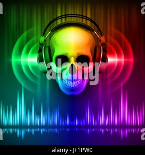 Discoteca, ascoltare, intrattenimento, musica, suono, musicale, umana, essere umano, Illustrazione Vettoriale