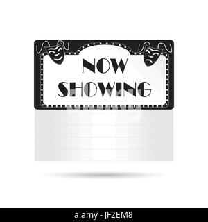 Intrattenimento, isolato, notte, notturna, luci, ingresso, vintage, casinò, Illustrazione Vettoriale