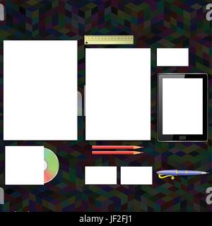 Nero righello Illustrazione Vettoriale