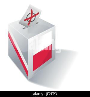 Europeo, caucasica, cattolici, Polonia Varsavia, Europa centrale, unire, Illustrazione Vettoriale