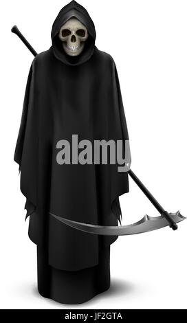 Unico, arte, morte, grafica, statua, cielo, paradise, nero, swarthy, Illustrazione Vettoriale