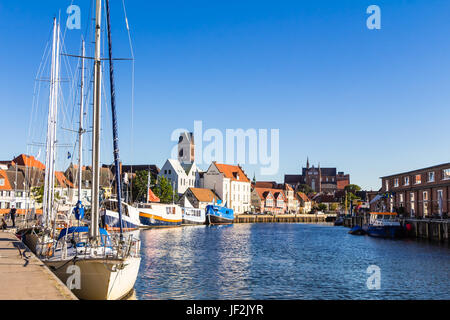 Porto Vecchio di Wismar Foto Stock