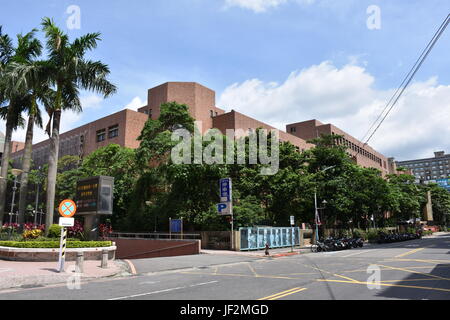 Questa è una nuova Taipei Hsinshuang comunale Senior High School sulla strada di salto, Taiwan, per i gradi 10th, undicesimo e dodicesimo gradi. Foto Stock