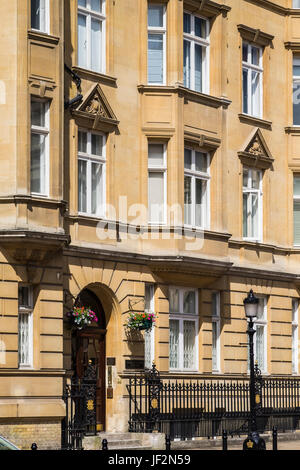 Harley House, stile edoardiano edificio su Marylebone Road, London, England, Regno Unito Foto Stock