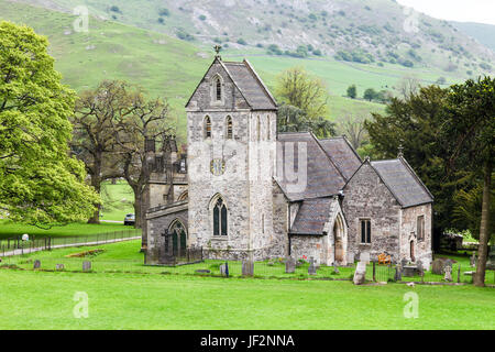 Chiesa di Santa Croce Ilam, Staffordshire, England, Regno Unito Foto Stock