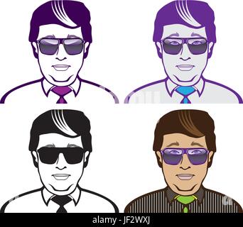 Moderno e alla moda Illustrazione Vettoriale