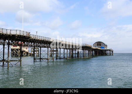 Mumbles Pier, Penisola di Gower, Glamorgan, South Wales, Regno Unito Foto Stock