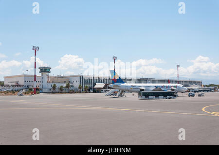 Aeroporto internazionale Heraklion, Heraklion (Irakleio), Regione di Irakleio, Creta (Kriti), Grecia Foto Stock