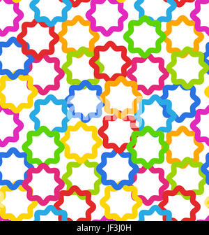 Illustrazione perfetta Texture geometrica, Kid contrasto - Sfondo Foto Stock