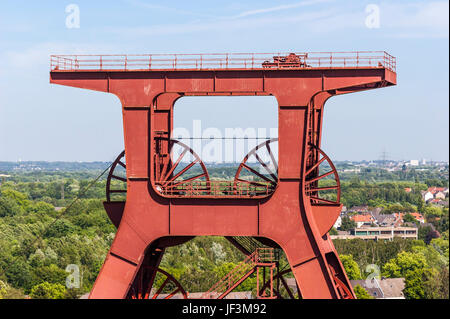 Grande ex sito industriale Zollverein nella città di Essen Foto Stock