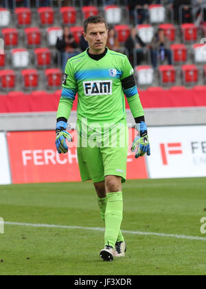 Il portiere Jan Glinker (1.FC Magdeburg) Foto Stock