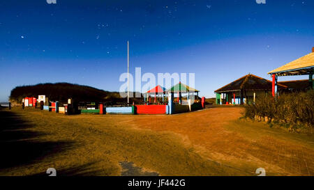 Night Shot. Pembrey Country Park. Carmarthenshire. Il Galles. Regno Unito Foto Stock