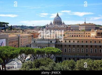Vista su Roma Foto Stock