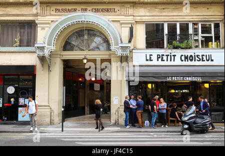 Il famoso passaggio Choiseul ,Parigi,Francia. Foto Stock