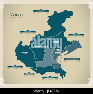 Grafica, moderno e modernità, europa card, regione, vettore atlas, mappa del Illustrazione Vettoriale