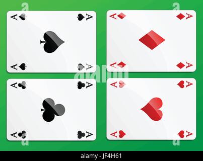 Intrattenimento cards Illustrazione Vettoriale