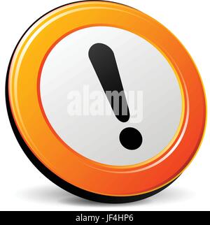 Pericolo, isolata, attenzione, saggio, attento, avviso friendly, teachably, Illustrazione Vettoriale
