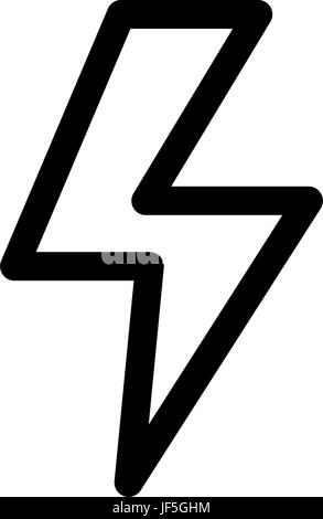 Linea di energia pericolose simbolo di pericolo per la sicurezza informatica Illustrazione Vettoriale