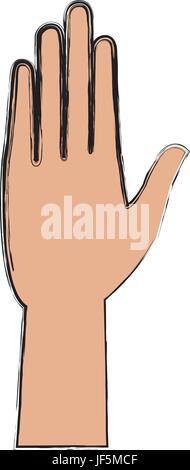 Mano persone health care concept Illustrazione Vettoriale