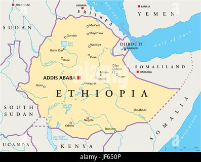 Africa, est, mappa, Atlas, mappa del mondo, viaggi in Africa, Kenya, est Illustrazione Vettoriale