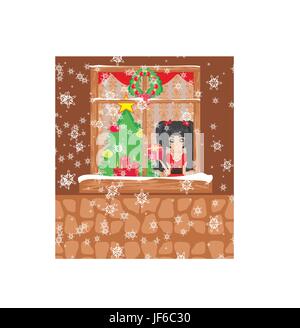 Ridere risate, ridere, twit, risatina, sorriso, sorridente, risate, laughingly, Illustrazione Vettoriale