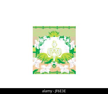 Vetro, calice, bicchiere, tazza, donna donne, leaf, liquido, dolce, isolato, Illustrazione Vettoriale