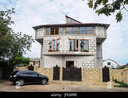 Single-family house in costruzione Foto Stock