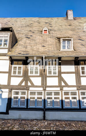 La struttura di legno costruzione Foto Stock