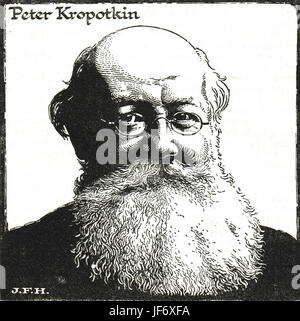 Pyotr Alexeyevich comunista Kropotkin Foto Stock