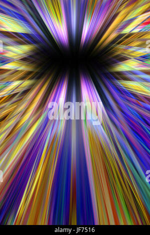 Colorata esplosione starburst sfondo Foto Stock