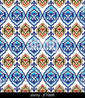 Oriental, sfondo, sfondo, design, blu, bella beauteously, Nizza, Illustrazione Vettoriale