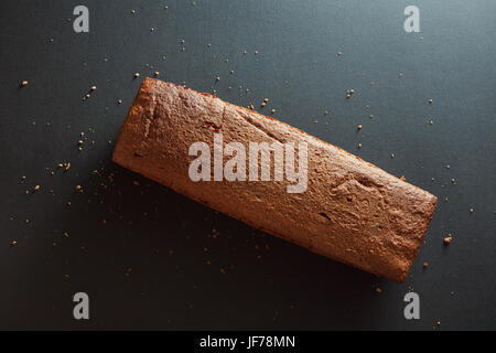 Baguette su sfondo nero Foto Stock