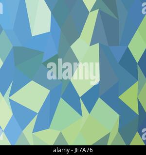 Blu, verde pastello, triangolo, abstract, mosaici, mosaico, geometriche poligonali, Illustrazione Vettoriale